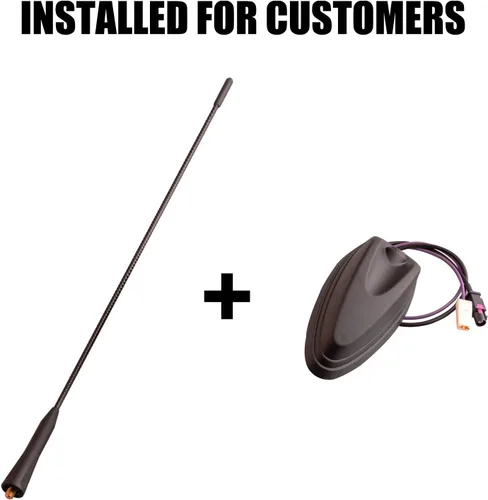 Miniatura 5 de Antena de radio montada en el techo del coche compatible con Benz Sprinter W906 2007-10 Dodge Freightliner Sprinter A9068200475 2006-17