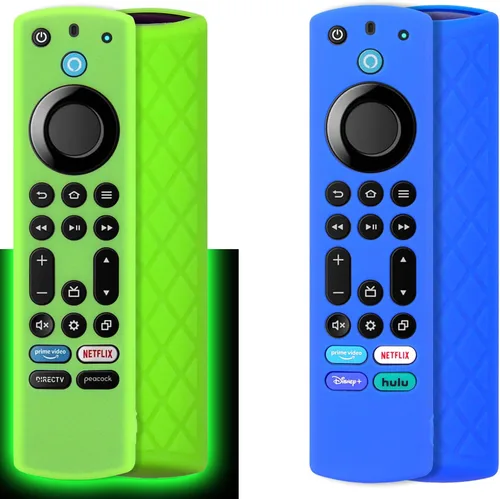Miniatura 14 de Pinowu Funda de silicona para control remoto (2 unidades) para Fire TV Stick 4K Max/Insignia/Pioneer/Omni Series Fire TV Alexa Voice Remote mejorado