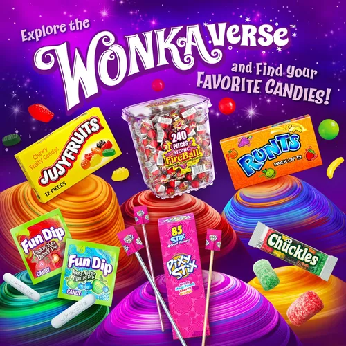 Miniatura 7 de Wonka Pixy Stix - Pajitas rellenas de caramelo en polvo, dulce y ácido, caramelo para primavera y Pascua, 0.42 oz (85 unidades) (Paquete de 2)