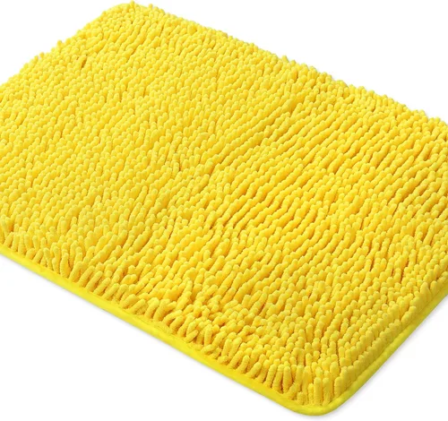 Miniatura 87 de Yeaban Alfombra de pasillo de baño de 24 x 72 pulgadas, antideslizante, alfombra de baño larga de felpilla gruesa, absorbente y lavable, alfombra