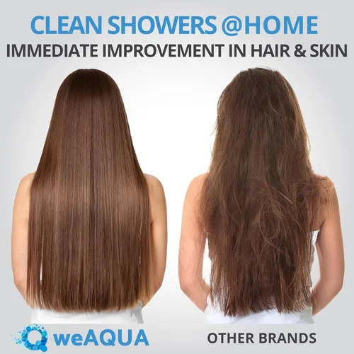 Miniatura 5 de weAQUA Cabezal de ducha filtrado resistente – 5 modos de pulverización de alta presión, recomendado por dermatólogos para piel y cabello más suaves