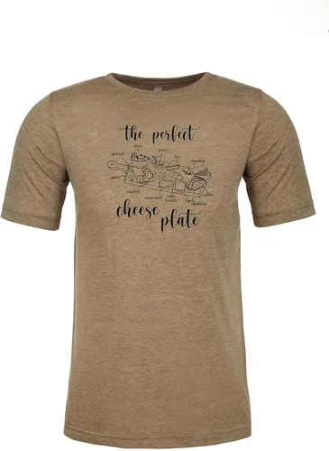 Miniatura 12 de Moonlight Makers Camiseta gráfica para hombre, camiseta divertida, camisas con refranes de queso, gris jaspeado o índigo