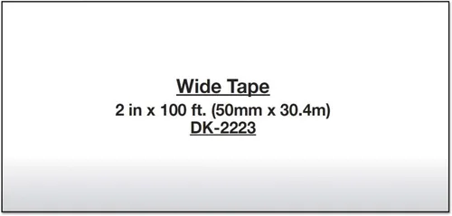 Miniatura 3 de Brother Cinta de papel blanco de longitud continua de impresora (DK2223) 1.969 in x 30,4 meses