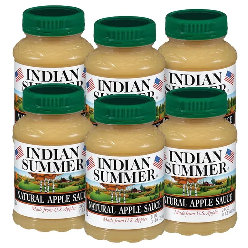 Miniatura 9 de Indian Summer Puré de manzana en trozos premium hecho con manzanas estadounidenses por cultivadores estadounidenses