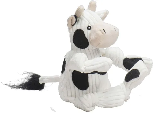 Miniatura 15 de HuggleHounds Knottie Juguete de Peluche para Perros - Juguete de Animal de Peluche para Perros, Juguetes para Cachorros, Juguete Chirriante