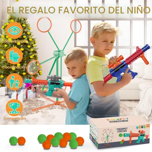 Miniatura 4 de Marlrin Juegos de disparos para niños de 5, 6, 7, 8, 9 y 10 años en adelante, juego deportivo y al aire libre con objetivo de disparo en movimiento