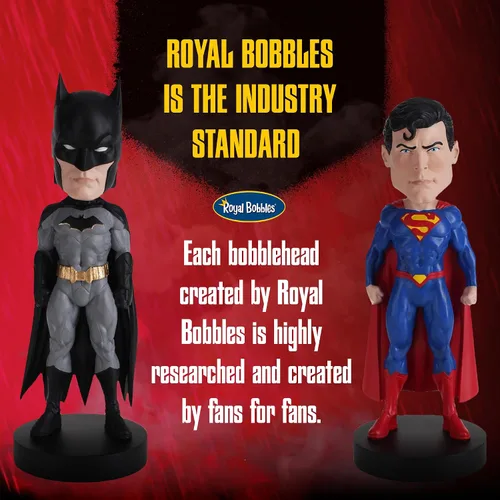 Miniatura 3 de Royal Bobbles DC Comics Batman - 6 pulgadas de alto - Estatua coleccionable Bobblehead