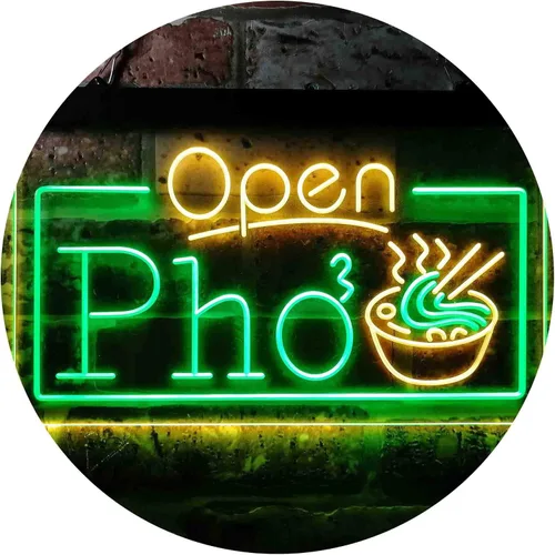 Miniatura 19 de ADVPRO Open Pho Vietnam Fideos Shop Letrero de neón LED de doble color, azul y rojo, 16 x 12 pulgadas st6s43-i3655-br