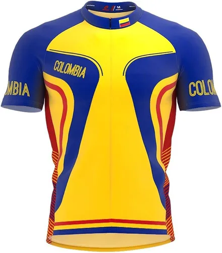 Miniatura 2 de ScudoPro Colombia - Camiseta de ciclismo de manga corta para hombre