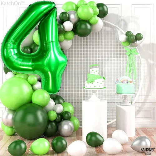 Miniatura 593 de KatchOn, Globo grande azul número 2 de 40 pulgadas Decoraciones de cumpleaños de Baby Shark para niño de 2 años Globo azul número 2 Globo