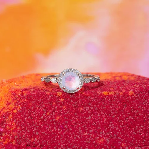 Miniatura 4 de Fragrant Jewels Vela de piedra natal de octubre con anillo de turmalina CZ en el interior (tamaño 9)