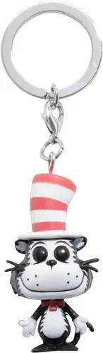 Miniatura 3 de Dr. Seuss Pocket Pop! Llavero de gato en el sombrero