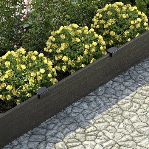 Miniatura 3 de 20 piezas de estacas de borde de paisaje de metal, estacas de jardín de 8.5 pulgadas, picos de anclaje de paisaje para tablero de terraza, borde
