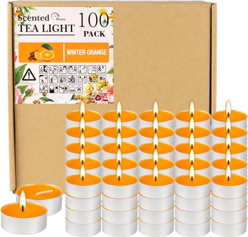 Miniatura 16 de Set de regalos de velas perfumadas de 24 piezas, velas de Adviento de cera de soja en lata de viaje para el hogar, velas en frasco de 2.5 oz