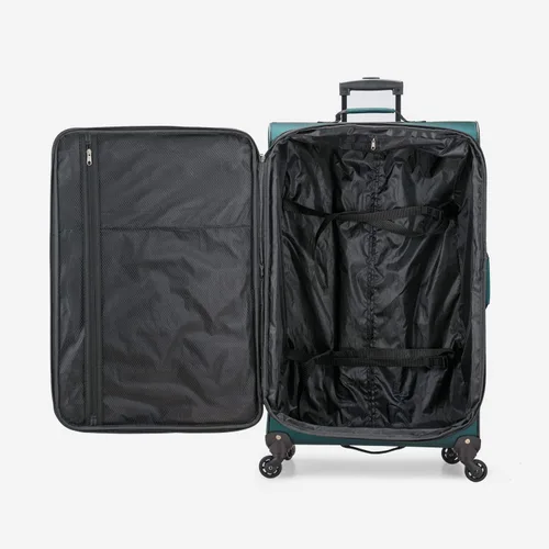 Miniatura 3 de U.S. Traveler Aviron Bay - Equipaje extensible con ruedas giratorias, Color verde azulado.), US08125E