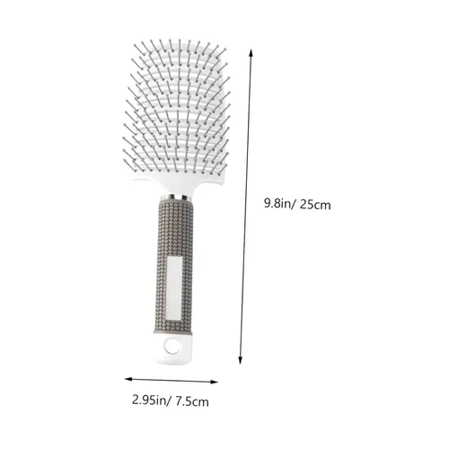 Miniatura 3 de Beavorty 2 unids cepillo de pelo curvado desenredante peine ergonómico tipos de cabello ligero portátil para viajes cuero cabelludo amigable