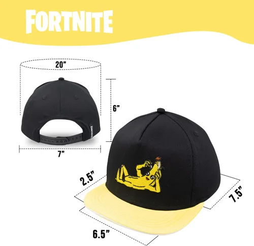 Miniatura 6 de FORTNITE Gorra de béisbol para niños, sombrero de calidad para niños y gorra ajustada, gorra de béisbol de ala plana con diseño elegante
