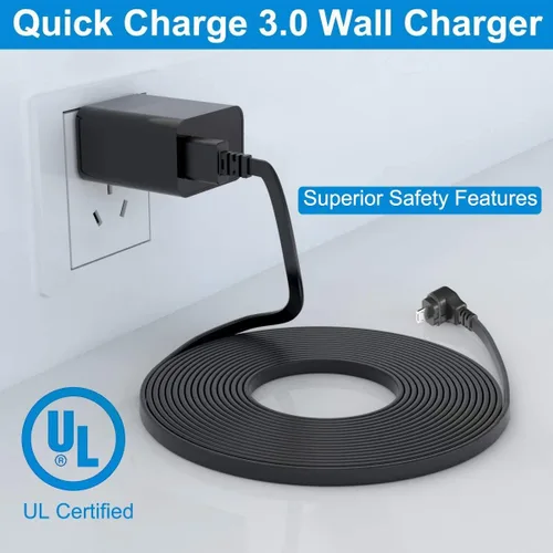 Miniatura 3 de Itramax Cable de carga Blink Blink de 20 pies para exteriores/interiores (3ª generación) con adaptador (1 paquete), compatible con ladrillos