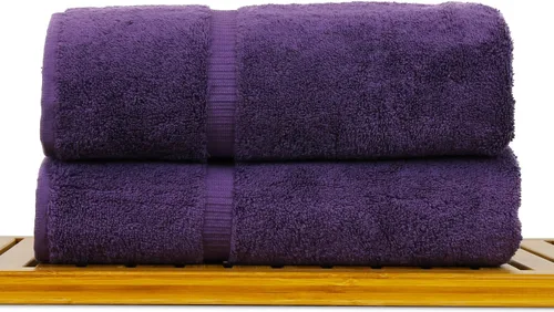Miniatura 45 de Colección de calidad de hotel y spa, altamente absorbente y de secado rápido, 100% algodón turco, 750+ GSM, toallas ecológicas, toallas con borde