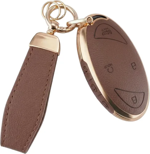 Miniatura 9 de EKALA Funda para llavero Hyundai, funda de TPU suave para llavero con llavero de cuero para Hyundai Loniq 6 Grandeur GN7 KONA Elanrtra Santa Fe