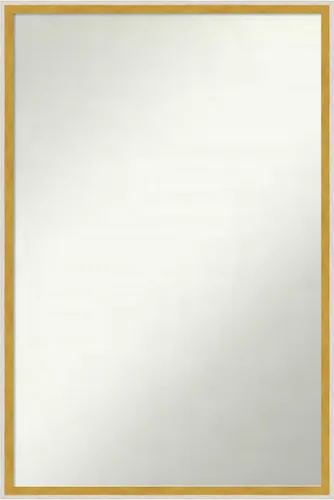 Miniatura 387 de Amanti Art Espejo de baño blanco para sobre el fregadero, 32 x 45 pulgadas, espejo de tocador rectangular blanco esbelto, marco de madera moderno