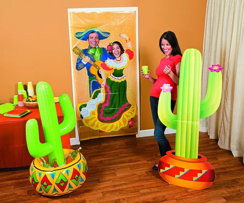 Miniatura 5 de Pancarta de puerta para foto de pareja Fiesta Fun Express