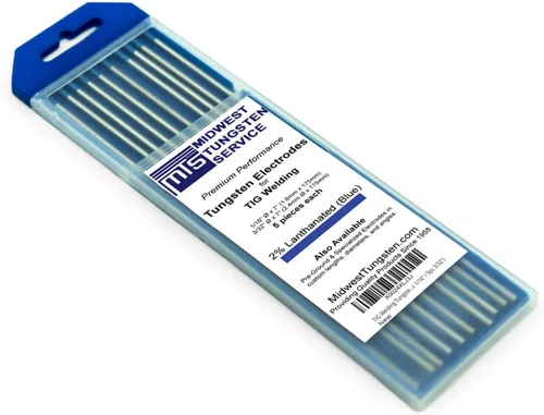 Miniatura 18 de Midwest Tungsten Service Electrodos de soldadura TIG de tungsteno paquete de 10 unidades (mezcla de tierras raras (EWG), 3/32 pulgadas