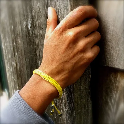 Miniatura 180 de Rumi Sumaq Pulsera de concientización para hombres, mujeres y niños – Pulsera de apoyo tejida ajustable anudada a mano – Pulsera de conciencia sutil