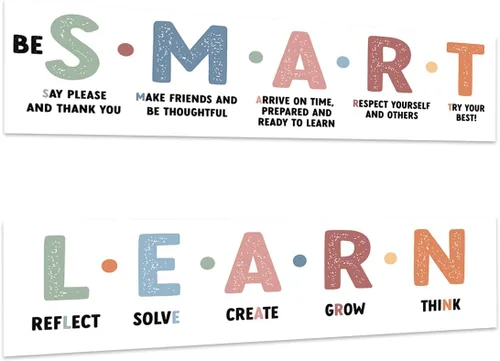 Miniatura 14 de Andaz Press Cartel grande de 13 x 48 pulgadas para aula con texto en inglés «Kindness Growth Mindset» para profesores, tablón de anuncios, Carteles