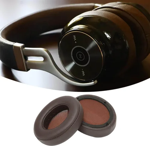Miniatura 6 de W855BT Almohadillas de repuesto de piel de proteína para los oídos, piezas de reparación compatibles con auriculares Edifier W855BT (negro)