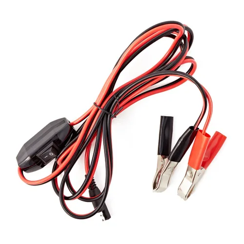 Miniatura 6 de Arnés de cables con abrazaderas SAE a pinzas de cocodrilo interruptor de encendido y apagado Cable de extensión de desconexión rápida