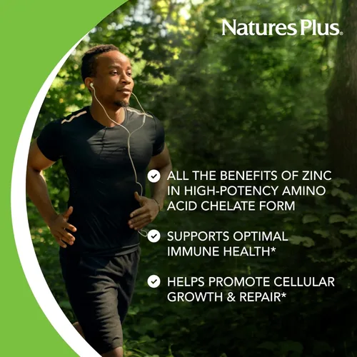 Miniatura 4 de Comprimidos de Zinc NaturesPlus - 30 mg, 90 tabletas vegetarianas - Suplemento para el sistema inmunológico para el crecimiento y reparación celular