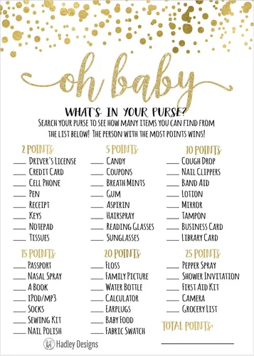 Miniatura 8 de Hadley Designs Juegos de baby shower para 25 invitados – Divertido juego de vientre de cerveza o baby bump, divertido juego de baby shower