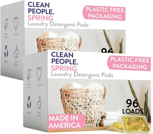 Miniatura 19 de The Clean People Cápsulas de detergente para ropa - Envase reciclable, hipoalergénico, lucha contra las manchas - Jabón de ropa ultraconcentrado