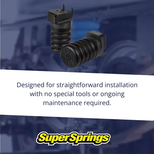 Miniatura 4 de SuperSprings SSR-116-47 SumoSprings Trasero Solo para Ford F-150 Par izquierdo/derecho Capacidad de 1500 (lb) al 50% de compresión Fabricado