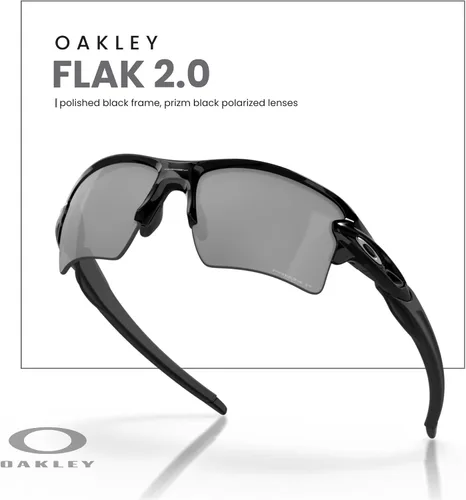 Miniatura 5 de Oakley Flak 2.0 XL OO9188 - Gafas de sol para hombre + correa + kit de cuidado de diseñador iWear