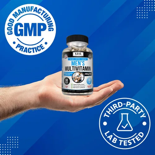 Miniatura 8 de Kaya Naturals Multivitamínico para hombres - Multivitamínico para próstata para hombres - Suplemento diario multimineral - píldoras para hombres