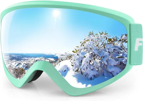 Miniatura 11 de findway - Gafas de esquí y snowboard para niños, niñas, jóvenes, diseño para usar sobre lentes