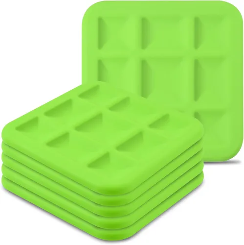 Miniatura 24 de Paquete de 6 salvamanteles de silicona para platos calientes, almohadillas calientes para cocina, salvamanteles para ollas y sartenes calientes