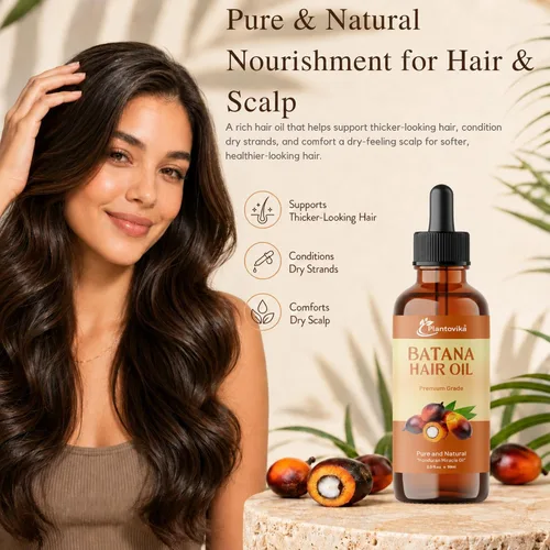 Miniatura 2 de Aceite de batana para el crecimiento del cabello, 100% puro hondureño prensado en frío crudo sin refinar para el cabello y tratamiento del cuero