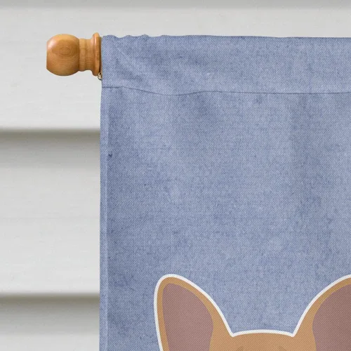 Miniatura 3 de Caroline's Treasures CK3647CHF - Bandera de bienvenida con diseño de bulldog francés, manga grande, para porche, para colgar en la pared, poliéster