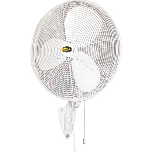 J&D Manufacturing POW24OSC Ventilador de montaje oscilante certificado UL507 para interiores y exteriores, 24 pulgadas de diámetro, 115 V, 1 fase,
