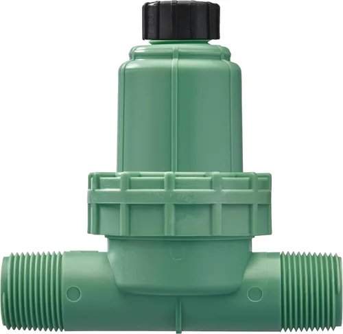 Miniatura 2 de Orbit 67798 Filtro regulador de presión de riego por goteo de 30 PSI Sistema MPT 3 en 1 con adaptador de bloqueo por goteo