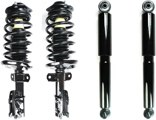4 puntales y amortiguadores delanteros y muelles helicoidales, amortiguador trasero completo para Chevrolet se adapta a Chevy Cobalt 2005-2010 se
