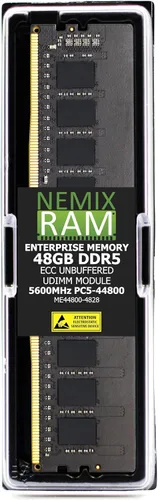 Miniatura 7 de NEMIX RAM 64 GB (2 x 32 GB) DDR5 5600 MHz PC5-44800 2Rx8 1.1V CL46 288-PIN ECC sin búfer UDIMM KIT compatible con GIGABYTE Z890 AORUS Xtreme AI TOP