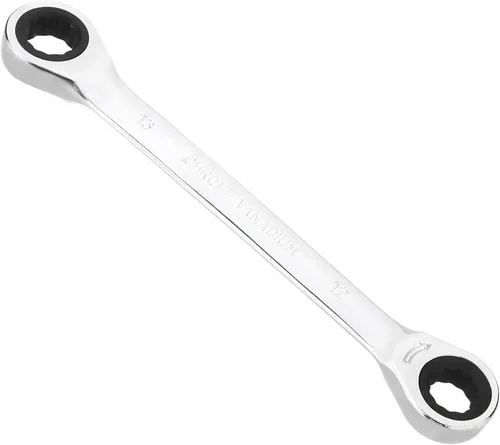 Miniatura 18 de Utoolmart Llave de trinquete, llave métrica de extremo de caja doble de 0.315 in x 0.394 in, acero CR-V