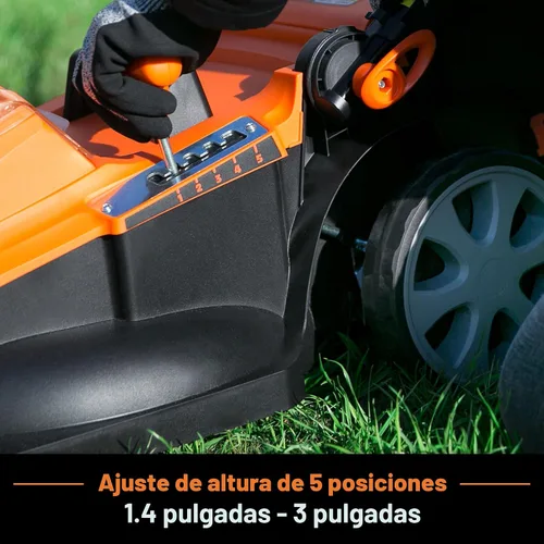 Miniatura 5 de LawnMaster 20VMWGT Cortacésped de 24V Máx de 13 pulgadas y Recortadora de Césped de 10 pulgadas Combo con 2x4.0Ah Baterías y Cargador