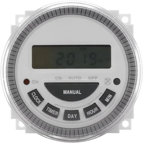 Interruptor de temporizador programable de 7 días - Piscina/puerta/rociadores/luces- entrada de 120 V - Sustituto ET3