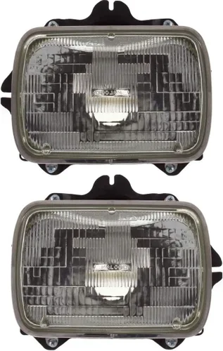 Garage-Pro Faro delantero lateral del conductor y del pasajero para Toyota Pickup 1987-1995 también se adapta a 4Runner halógeno con bombilla(s)