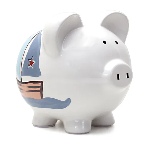 Miniatura 11 de Child to Cherish Cerdito de cerámica, diseño de globo aerostático